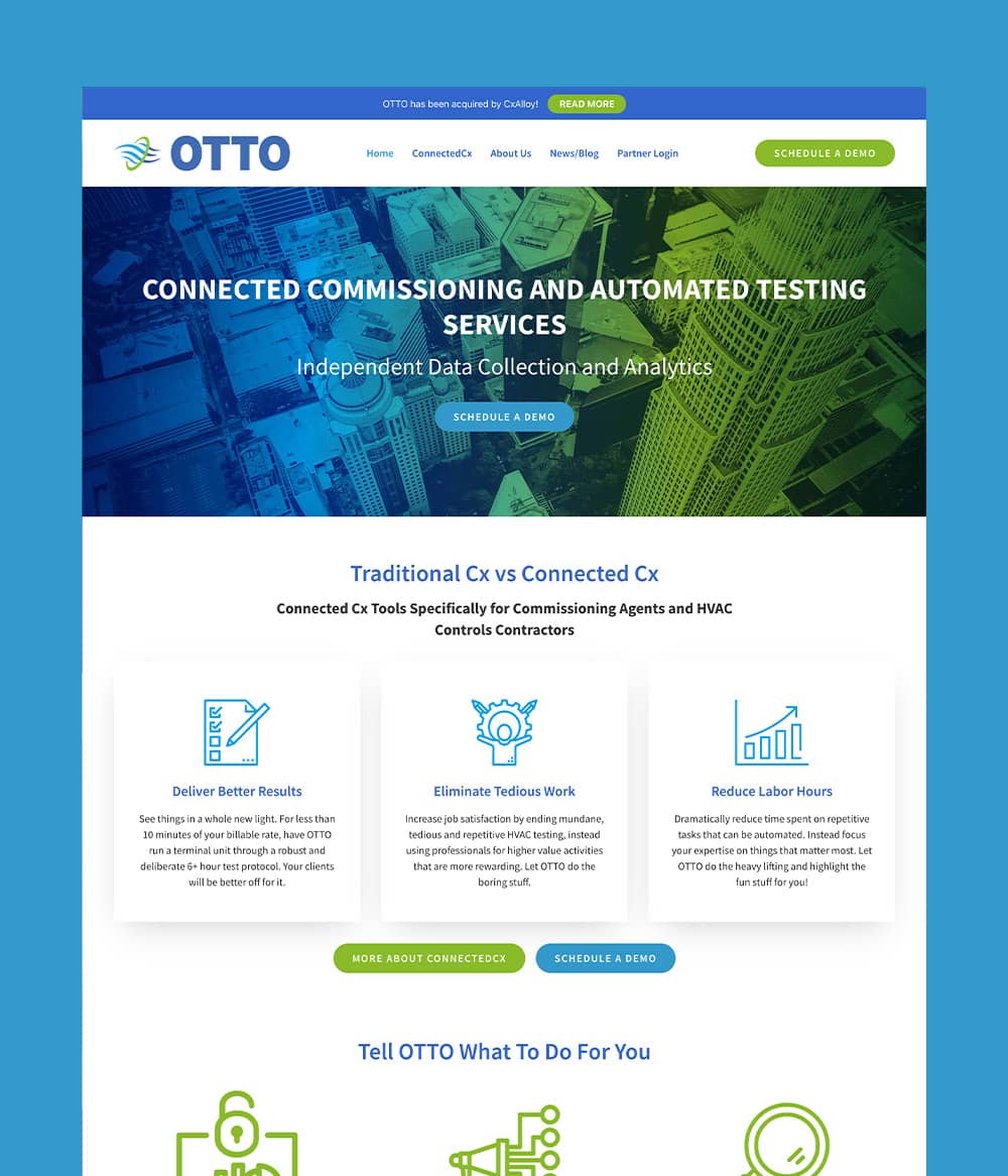 OTTO website homepage screenshot